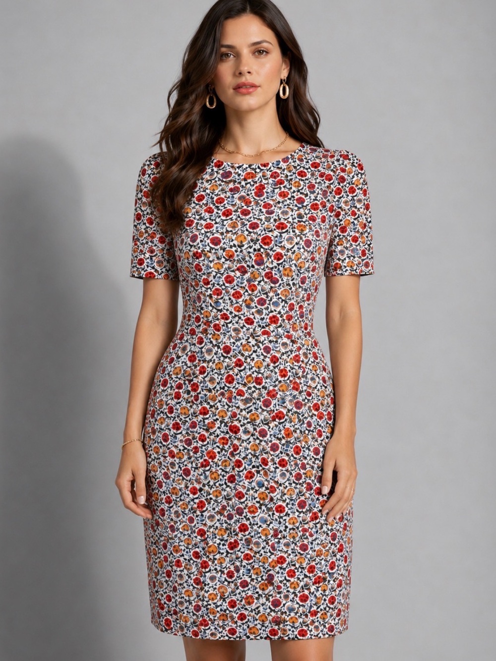 BODEN Zoe Enchanting Bloom Floral Jersey Dress Size 6